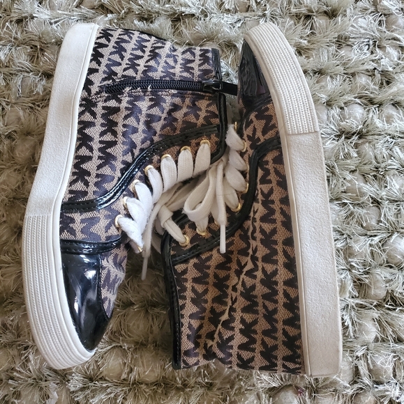 Child's Michael Kors Canvas Gold / black - Picture 3 of 5